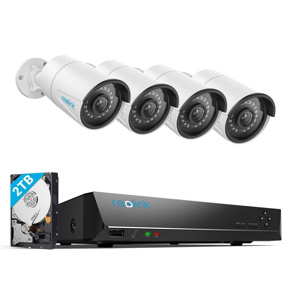 Reolink 5MP PoE 8CH NVR Audio Recording Surveillance Video SecurityCamera System - Secure IT Global