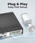 Reolink 8CH NVR 4K 8MP IP PoE 2TB HDD Human/Car Detection Security Camera System - Secure IT Global