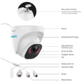 Reolink 4K HD Dome PoE IP Camera Home Outdoor Person-Vehicle Detect Audio Record - Secure IT Global