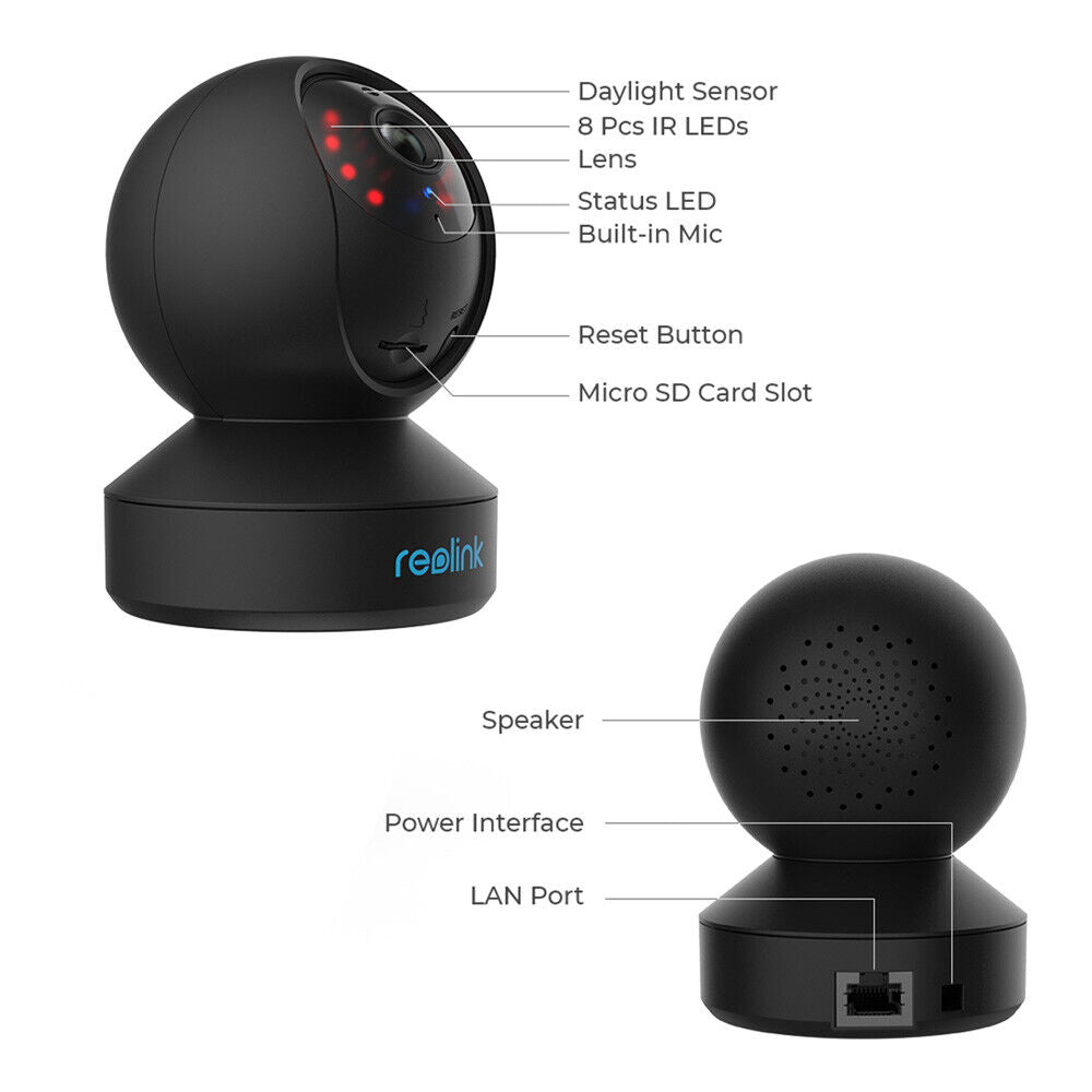 Reolink E1 security product photo, main view