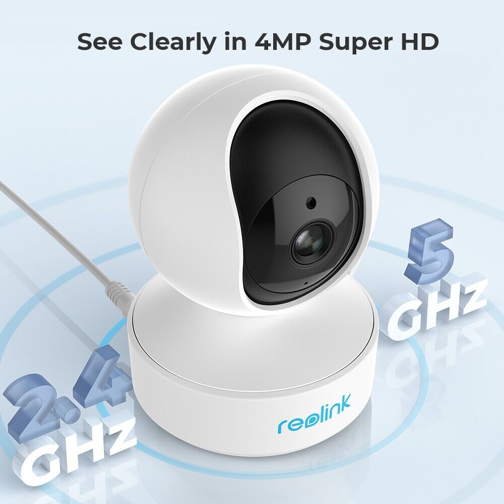 Reolink 4MP HD WiFi Pan Tilt Smart Person/Baby/Pet Monitor Indoor SecurityCamera - Secure IT Global