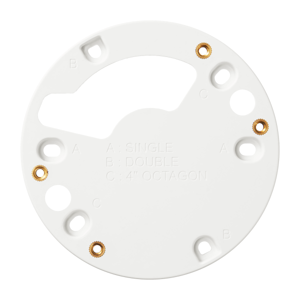 Hanwha SBD-110GP Gangbox Mounting Plate for QND & XND