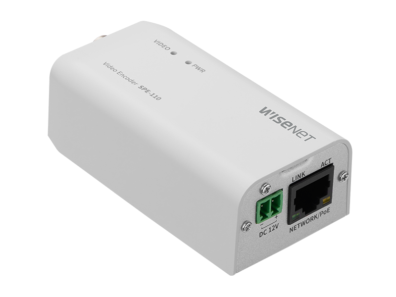 Hanwha Techwin  SPE-110 Network ONVIF 1 Channel Security Network Video Encoder