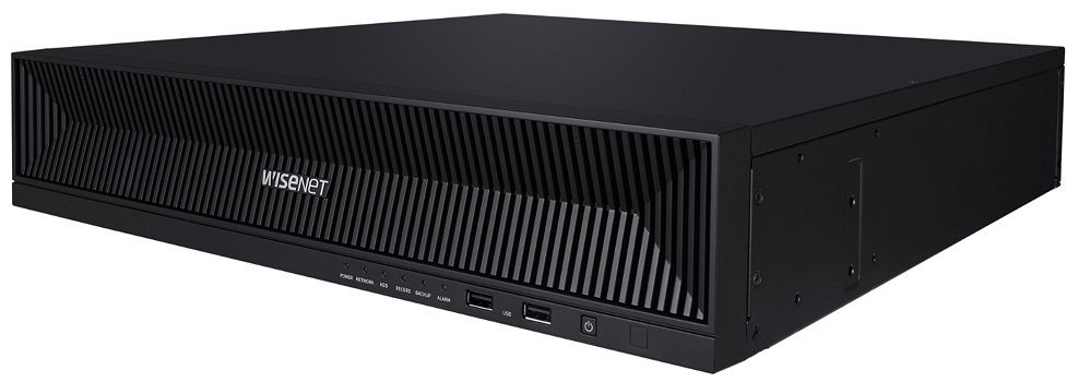 Hanwha Techwin XRN-1620SB1-2TB 16CH 32MP H.265 PoE+Security NVR Recorder 2TB HDD