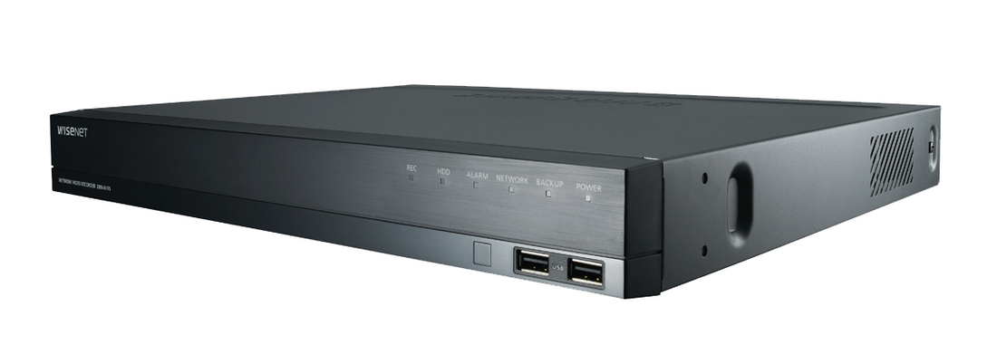 Hanwha Techwin XRN-820S-8TB HDD 8CH 32MP H.265 8K PoE+ NVR IP Security Recorder